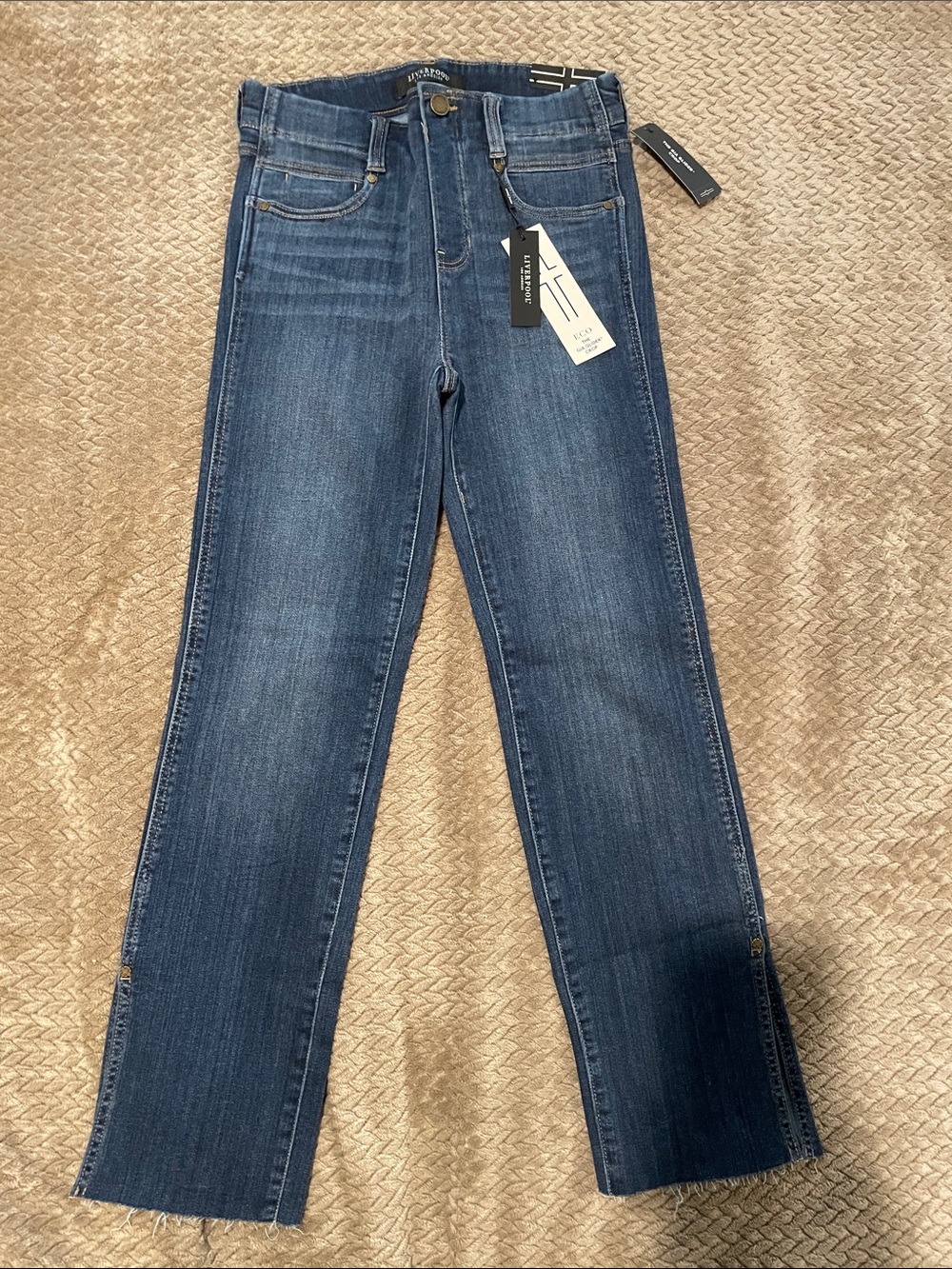 Liverpool GIA glider crop jeans